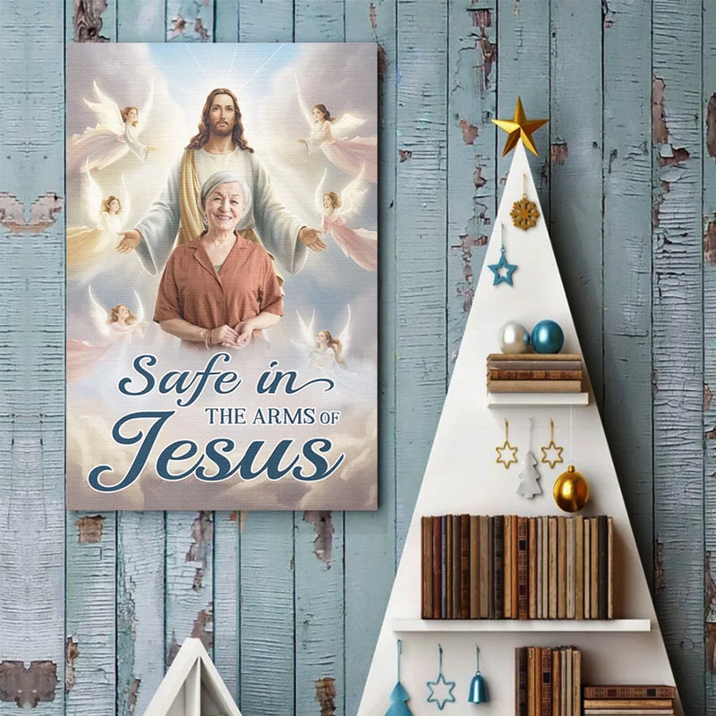 Custom Photo Christian Memorial Decor - Personalized Poster