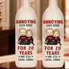 Grow Old With Me, The Best Is Yet To Be - Couple Personalized Custom Bottle Lamp - Gift For Husband Wife, Anniversary