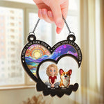 Custom Name Girl and Dog Gifts for Dog Lovers - Personalized Suncatcher Ornament