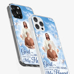 Christian Memorial God Has You in His Arms Sympathy Gift - Phone Case