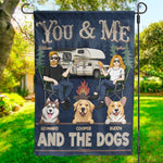 Custom Name Camping Gifts for Dog Lovers - Personalized Flag