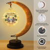 Two Souls, One Love, Forever Intertwined - Couple Personalized Custom Moon Lamp Light - Gift For Husband Wife, Anniversary