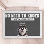 Custom Name Dog Welcome Gifts for Dog Lovers - Personalized Doormat