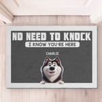 Custom Name Dog Welcome Gifts for Dog Lovers - Personalized Doormat