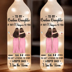Custom Name Badass Daughter Gifts - Personalized Bottle Lamp