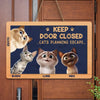 Fluffy Paws, Happy Home - Dog & Cat Personalized Custom Home Decor Wood Sign - House Warming Gift For Pet Owners, Pet Lovers