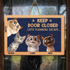 Fluffy Paws, Happy Home - Dog & Cat Personalized Custom Home Decor Wood Sign - House Warming Gift For Pet Owners, Pet Lovers