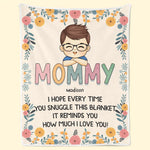 Custom Name Grandma Gifts for Grandmothers - Personalized Blanket