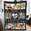 Custom Photo Feel The Warmth Of Grandma - Family Personalized Custom Blanket - Gift For Mom, Grandma