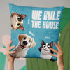 A Cozy Way To Celebrate Your Furry Family - Dog & Cat Personalized Custom Pillow - Gift For Pet Owners, Pet Lovers