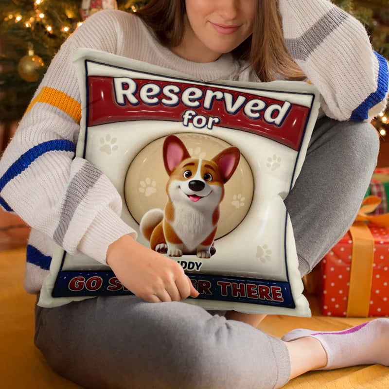 Custom Name Funny Dog Gifts for Dog Lovers - Personalized Pillow