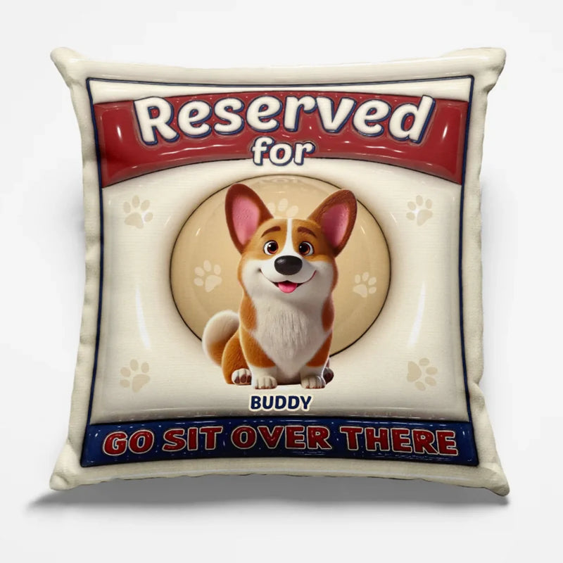 Custom Name Funny Dog Gifts for Dog Lovers - Personalized Pillow