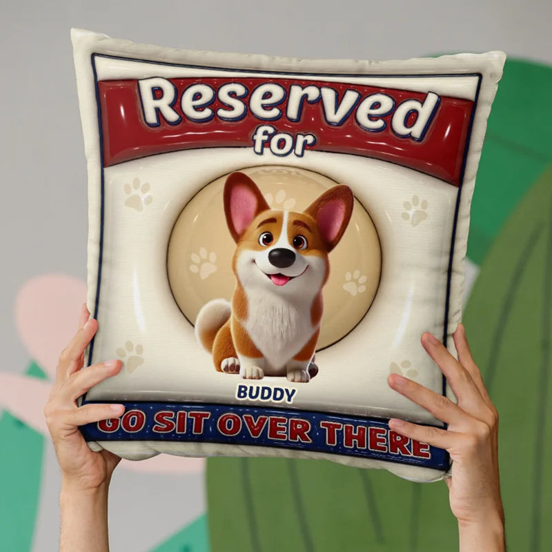 Custom Name Funny Dog Gifts for Dog Lovers - Personalized Pillow