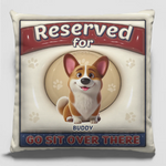 Custom Name Funny Dog Gifts for Dog Lovers - Personalized Pillow