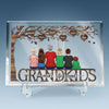 Grandma’s Love Never Fades - Family Personalized Custom Rectangle Shaped Acrylic Plaque - Gift For Mom, Grandma
