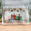 Grandma’s Love Never Fades - Family Personalized Custom Rectangle Shaped Acrylic Plaque - Gift For Mom, Grandma