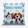 Cute But Guilty - Dog & Cat Personalized Custom Pillow - Gift For Pet Owners, Pet Lovers
