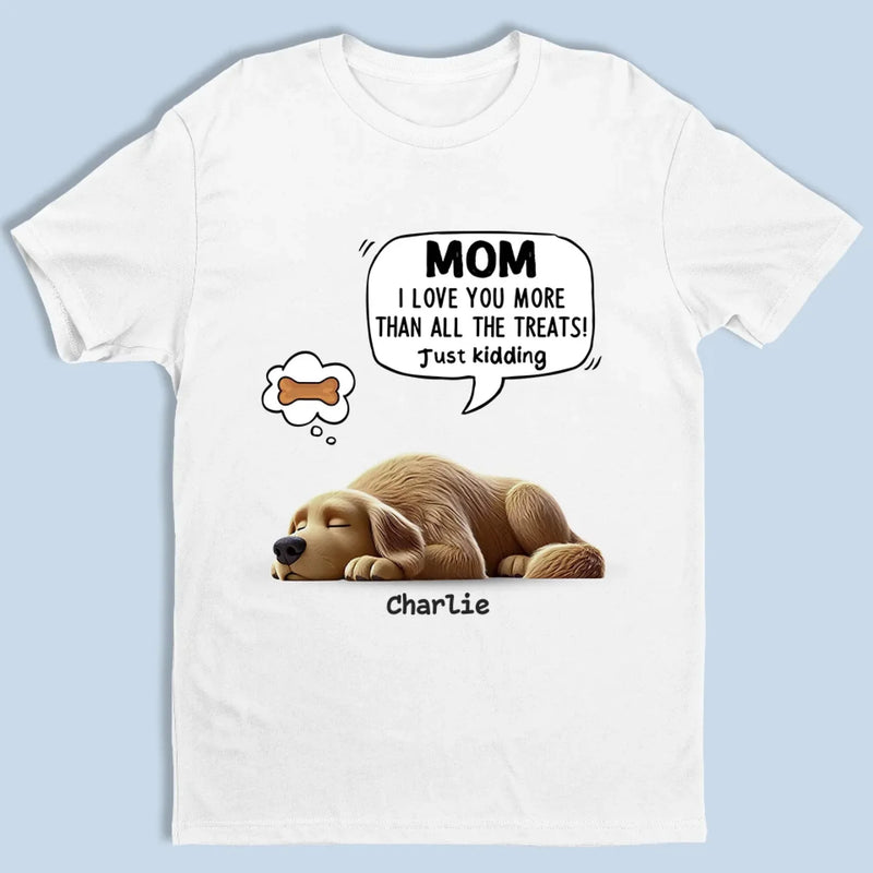 Custom Name Funny Dog Gifts for Mom - Personalized Apparel