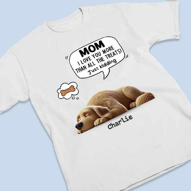 Custom Name Funny Dog Gifts for Mom - Personalized Apparel