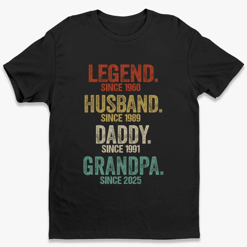First My Father, Forever My Friend - Family Personalized Custom Unisex T-Shirt, Premium T-shirt, Hoodie - Father's Day, Birthday Gift For Dad, Grandpa