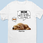 Custom Name Funny Dog Gifts for Mom - Personalized Apparel