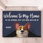 Custom Pet Name Welcome Home Gifts for Pet Lovers - Personalized Doormat