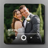 Custom Photo Together As One - Couple Personalized Custom Music Fridge Magnet That Can Play Songs - Gift For Husband Wife, Anniversary