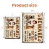 A Fun Way To Show Off Your Crazy Dog Lady Vibes - Dog Personalized Custom Home Decor Metal Sign - House Warming Gift For Pet Owners, Pet Lovers