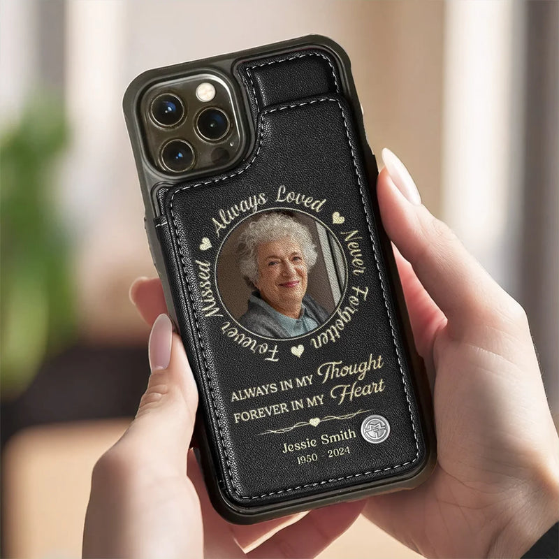 Custom Photo Memorial Gifts - Personalized Wallet Phone Case