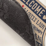 Custom Name Funny Couple Welcome Decor - Personalized Doormat