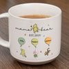 A Thoughtful Gift For The One Who Loves In Every Role - Family Personalized Custom Printed Pottery Mug - Gift For Mom, Grandma