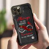 My Heart Carries Your Love - Memorial Personalized Custom Leather Flip Wallet Phone Case - Sympathy Gift For Family Members