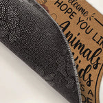 Custom Name Funny Animals and Kids Gifts for Families - Personalized Doormat