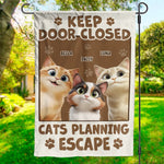 Custom Name Funny Cat Gifts for Cat Lovers - Personalized Flag