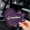 My First Friend, My Forever Hero - Family Personalized Custom Car Visor Clip - Gift For Mom, Grandma