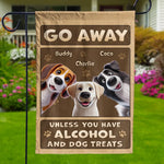 Custom Name Funny Dog Lover Gifts - Personalized Flag