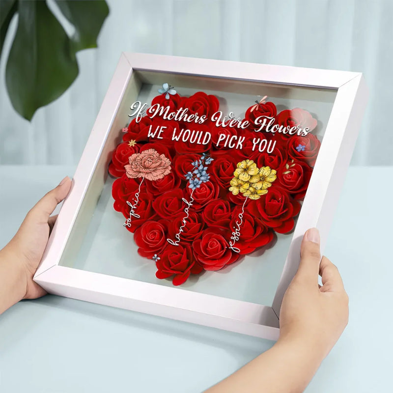 Mother's Day Floral Gifts for Mom - Flower Shadow Box
