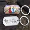 Always On My Mind, Forever In My Heart - Memorial Personalized Custom Keychain - Sympathy Gift For Family Members