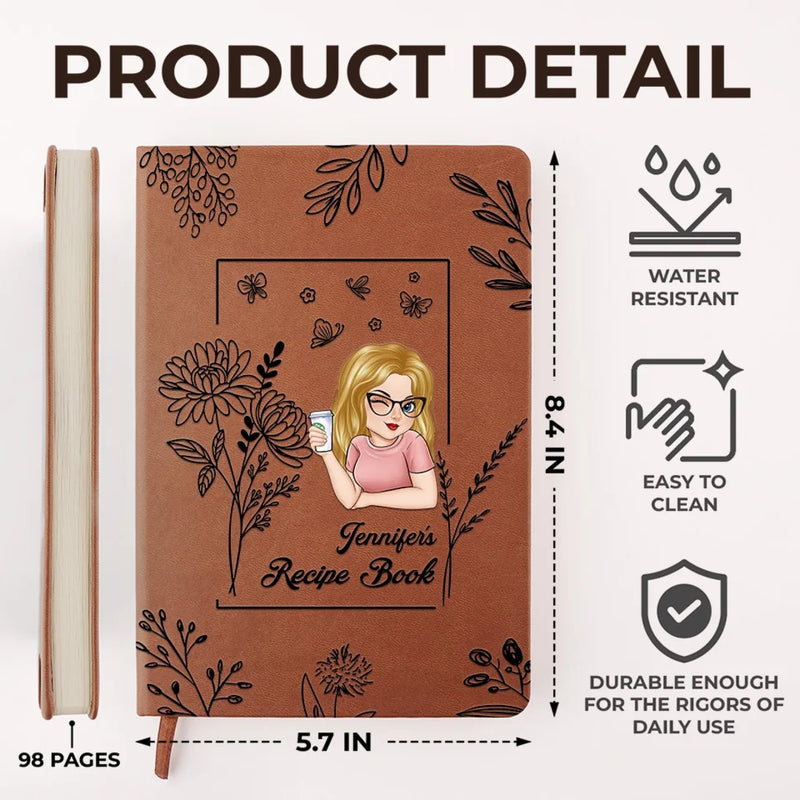Be Kind To Yourself, Always - Family Personalized Custom Leather Journal - Gift For Yourself, Best Friends, Siblings, Family Members