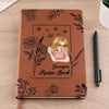 Be Kind To Yourself, Always - Family Personalized Custom Leather Journal - Gift For Yourself, Best Friends, Siblings, Family Members