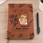 Custom Name Recipe Book Gifts for Women - Personalized Leather Journal