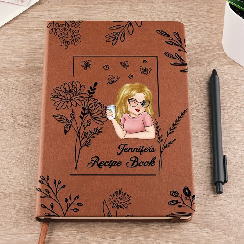 Be Kind To Yourself, Always - Family Personalized Custom Leather Journal - Gift For Yourself, Best Friends, Siblings, Family Members