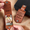 Custom Photo I Have The Best Mom Ever - Family Personalized Custom Engraved Leather Keychain - Mother's Day, Baby Shower Gift, Gift For First Mom