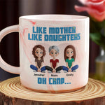 Custom Name Funny Mother Daughter Gifts - Personalized Marble Mug