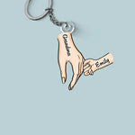 Custom Name Grandma Family Gifts - Personalized Acrylic Keychain