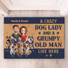 A Piece Of My Heart - Dog Personalized Custom Home Decor Decorative Mat - House Warming Gift For Pet Owners, Pet Lovers