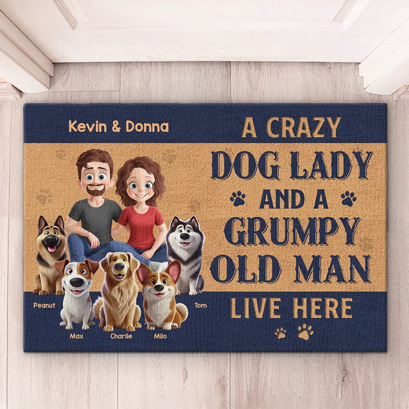 A Piece Of My Heart - Dog Personalized Custom Home Decor Decorative Mat - House Warming Gift For Pet Owners, Pet Lovers