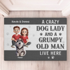 A Piece Of My Heart - Dog Personalized Custom Home Decor Decorative Mat - House Warming Gift For Pet Owners, Pet Lovers