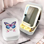 Custom Name Butterfly Makeup Gifts - Personalized Makeup Box