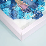 Custom Name Mother Daughter Gifts - Personalized Flower Shadow Box